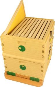 Apimaye 10 Frame Langstroth Plastic Beehive Nuc with Handyframes